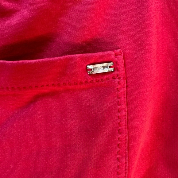 Escada Pants Size L Color Pink - Picture 3 of 6